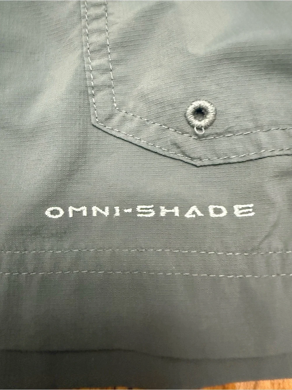 Columbia PFG Men’s 34 Omni-Shade Fishing Cargo Shorts Gray 9” Inseam